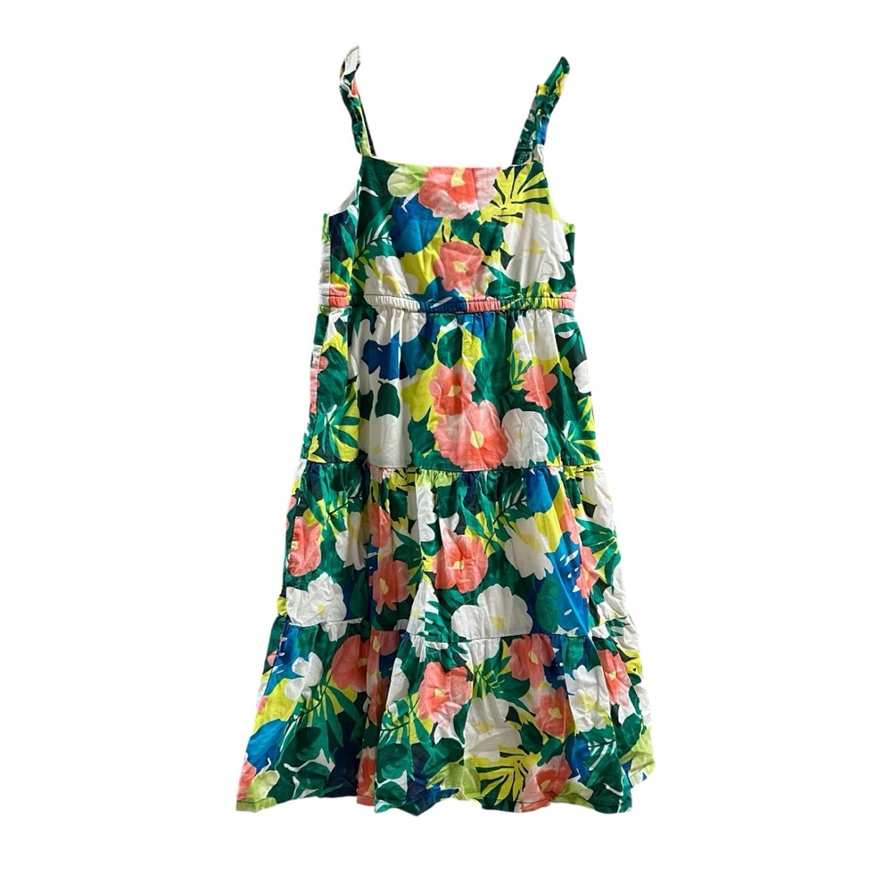 Gymboree Girls Sunny Safari Floral Tiered Sun Dress Sz 7